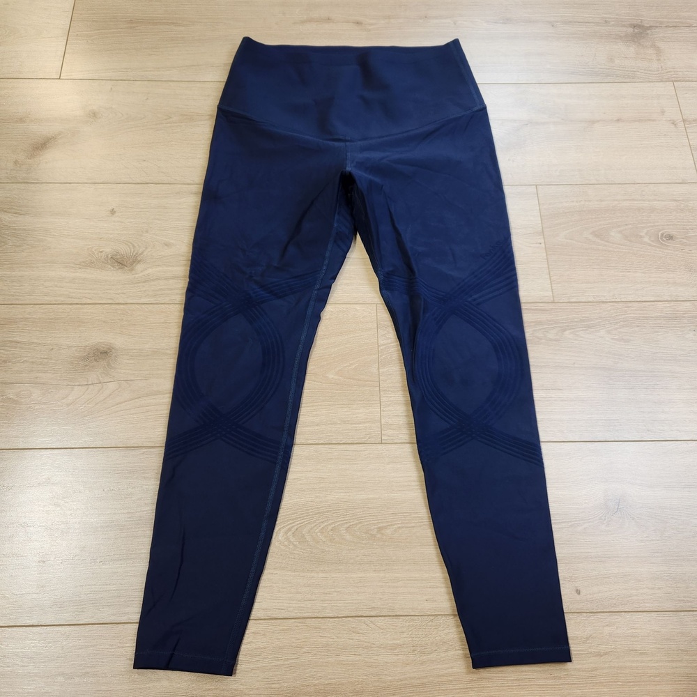 Fanka Body Sculpt Leggings Womens 2XL Navy High Rise Seamless Shaping Ankle